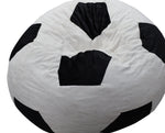 Puff balon de futbol, tela suave